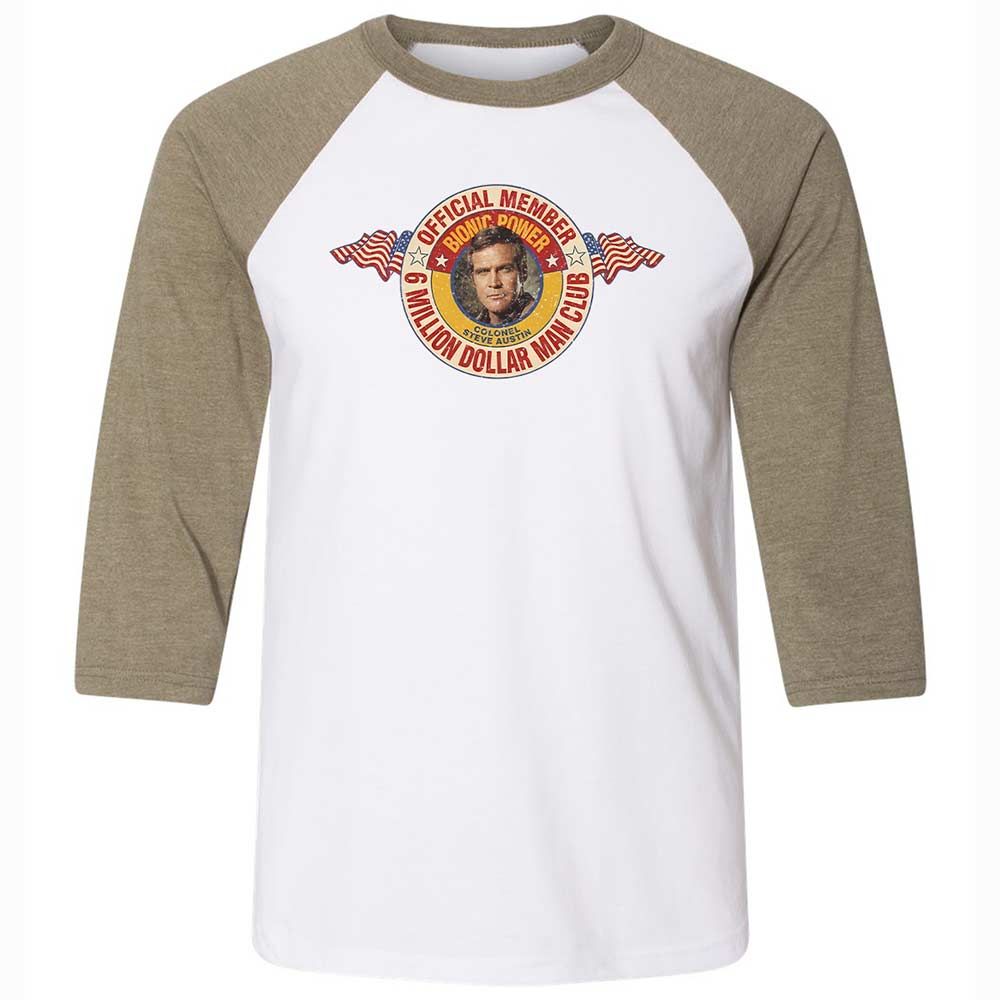 Unisex 3/4 Baseball Tee - 5CAZYRBE - White/Heather Olive - 4