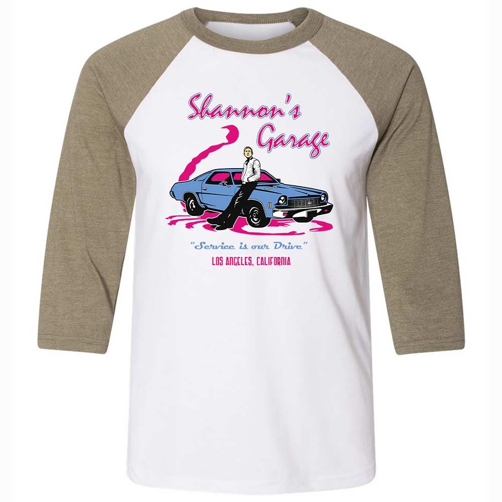 Shannon's Garage - White/Heather Olive - 4