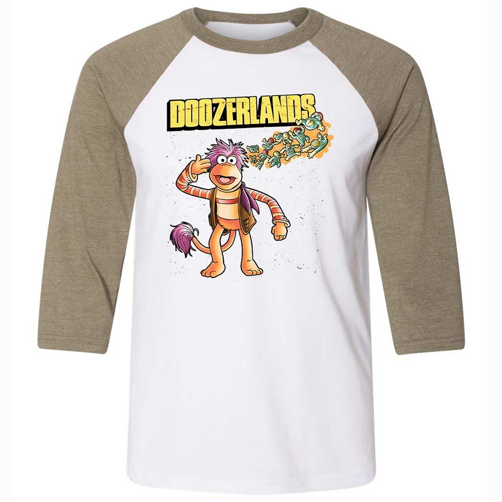 Unisex 3/4 Baseball Tee - ZV857GYX - White/Heather Olive - 4