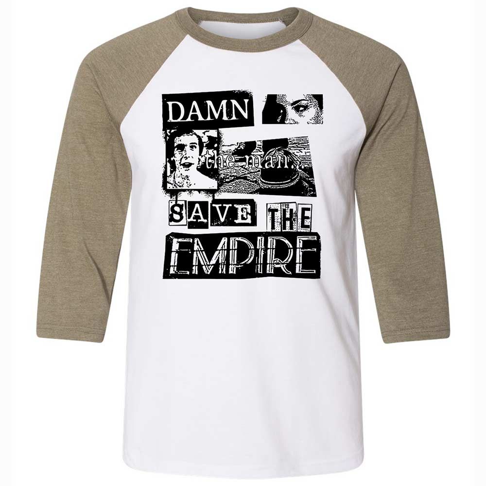 Damn the man. Save the empire - White/Heather Olive - 4