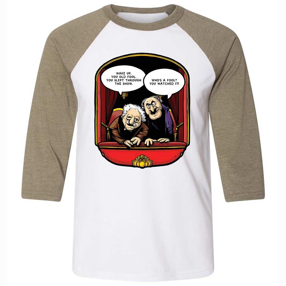 Statler and Waldorf (Wake Up) - White/Heather Olive - 4