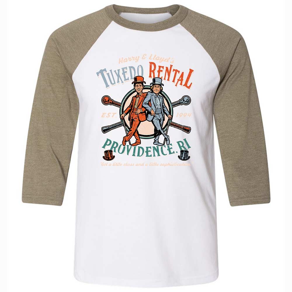 Unisex 3/4 Baseball Tee - SRH6DSX3 - White/Heather Olive - 4