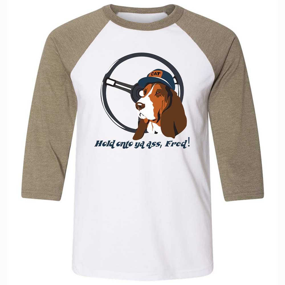 Unisex 3/4 Baseball Tee - AG6P7CGQ - White/Heather Olive - 4