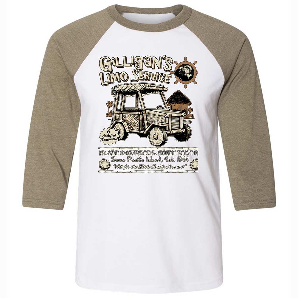 Unisex 3/4 Baseball Tee - ZGZEVG7Q - White/Heather Olive - 4