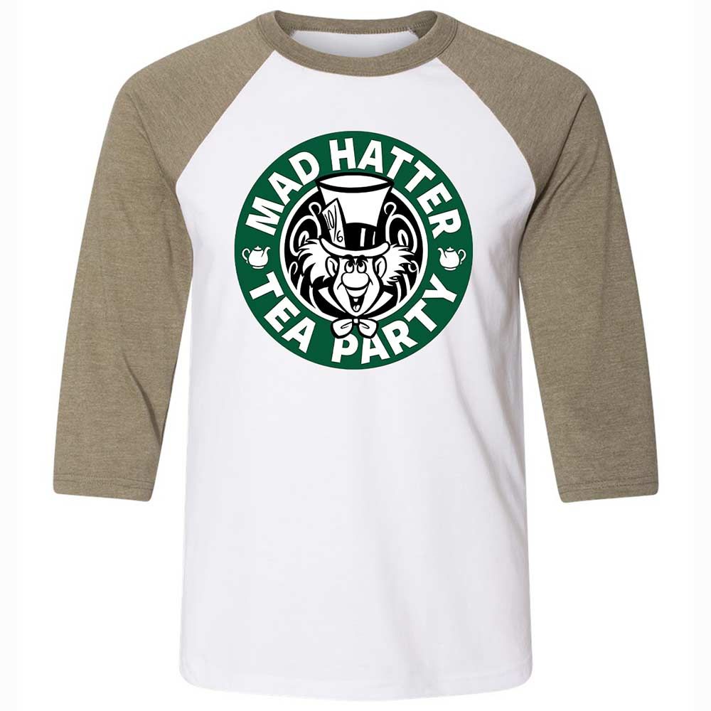 Unisex 3/4 Baseball Tee - VECAYVUY - White/Heather Olive - 4