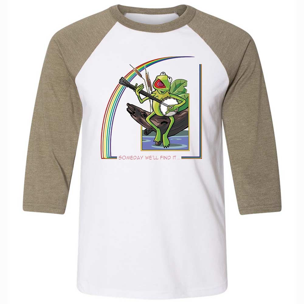 Someday we'll find it... - White/Heather Olive - 4