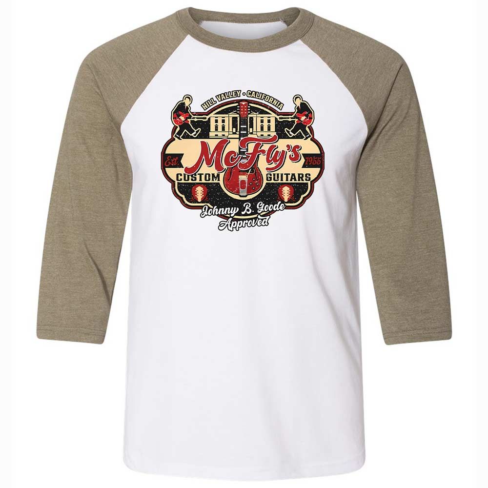 Unisex 3/4 Baseball Tee - LYLR72FW - White/Heather Olive - 4
