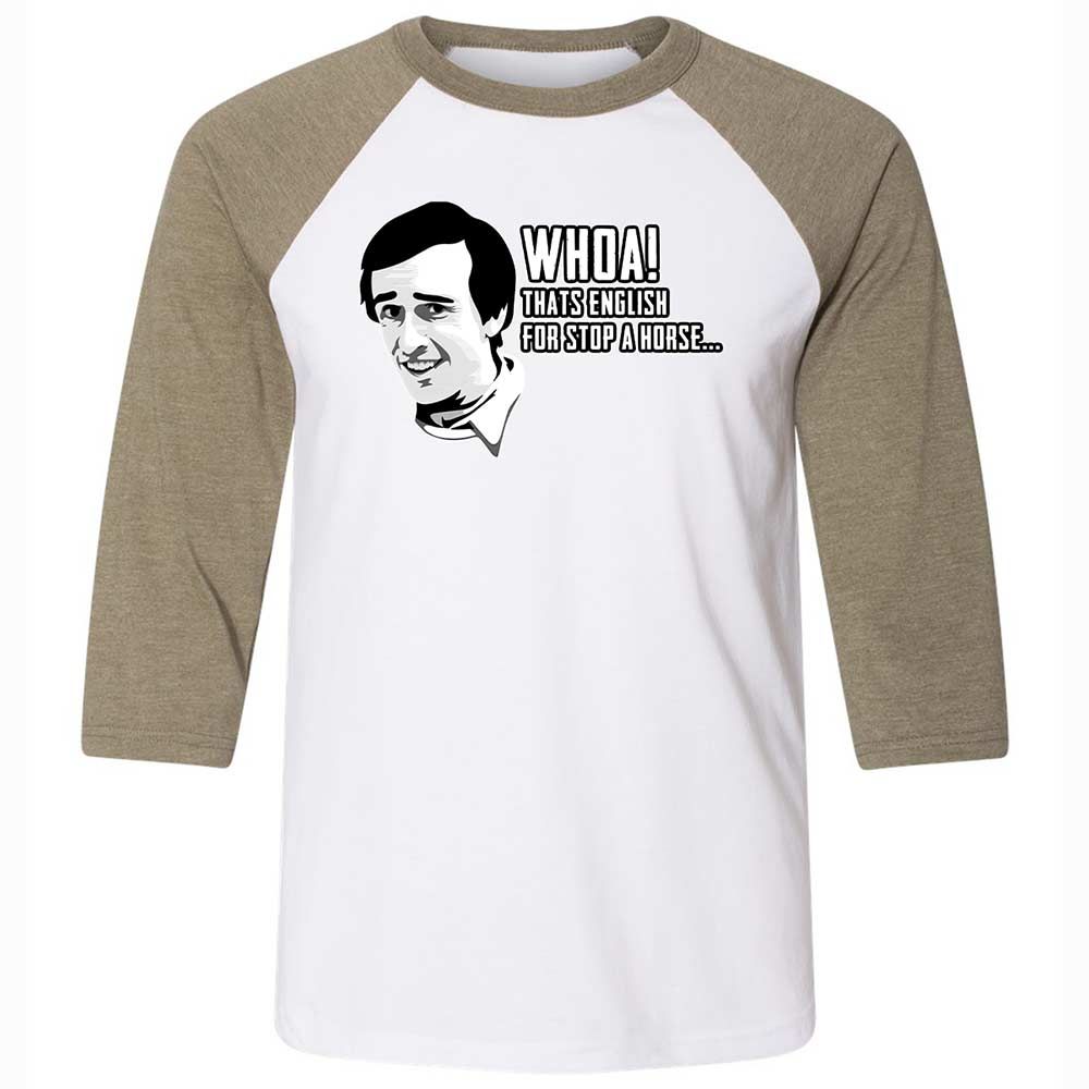 Unisex 3/4 Baseball Tee - RKJEA7Q4 - White/Heather Olive - 4