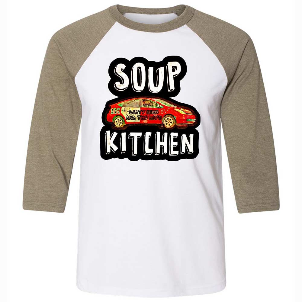 Unisex 3/4 Baseball Tee - TM68UEML - White/Heather Olive - 4