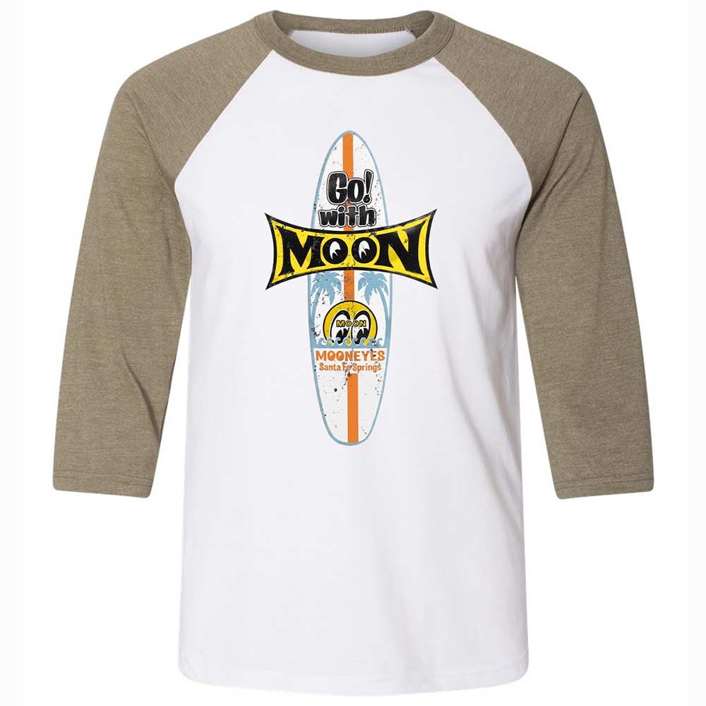 Unisex 3/4 Baseball Tee - R8AHKXFU - White/Heather Olive - 4