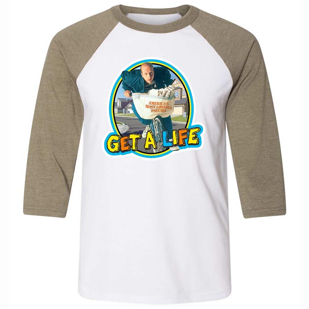 Unisex 3/4 Baseball Tee - CU1XUME8 - White/Heather Olive - 4