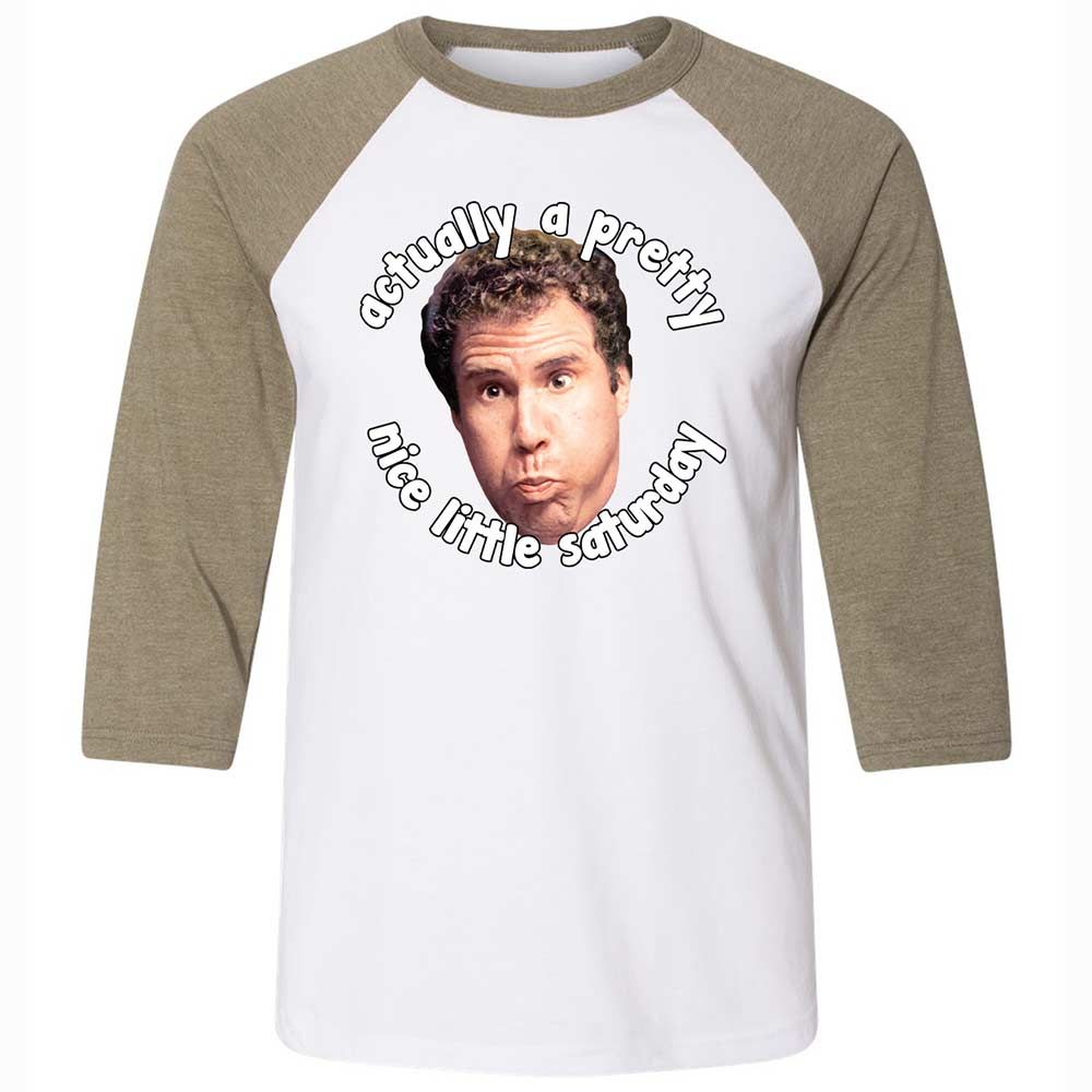 Unisex 3/4 Baseball Tee - XGE6EZ3L - White/Heather Olive - 4