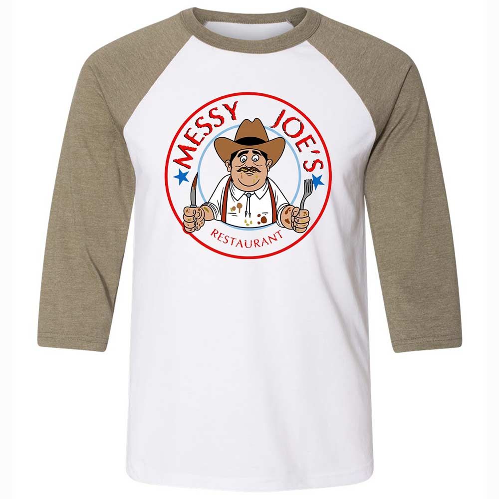 Unisex 3/4 Baseball Tee - E2U1ZTQK - White/Heather Olive - 4