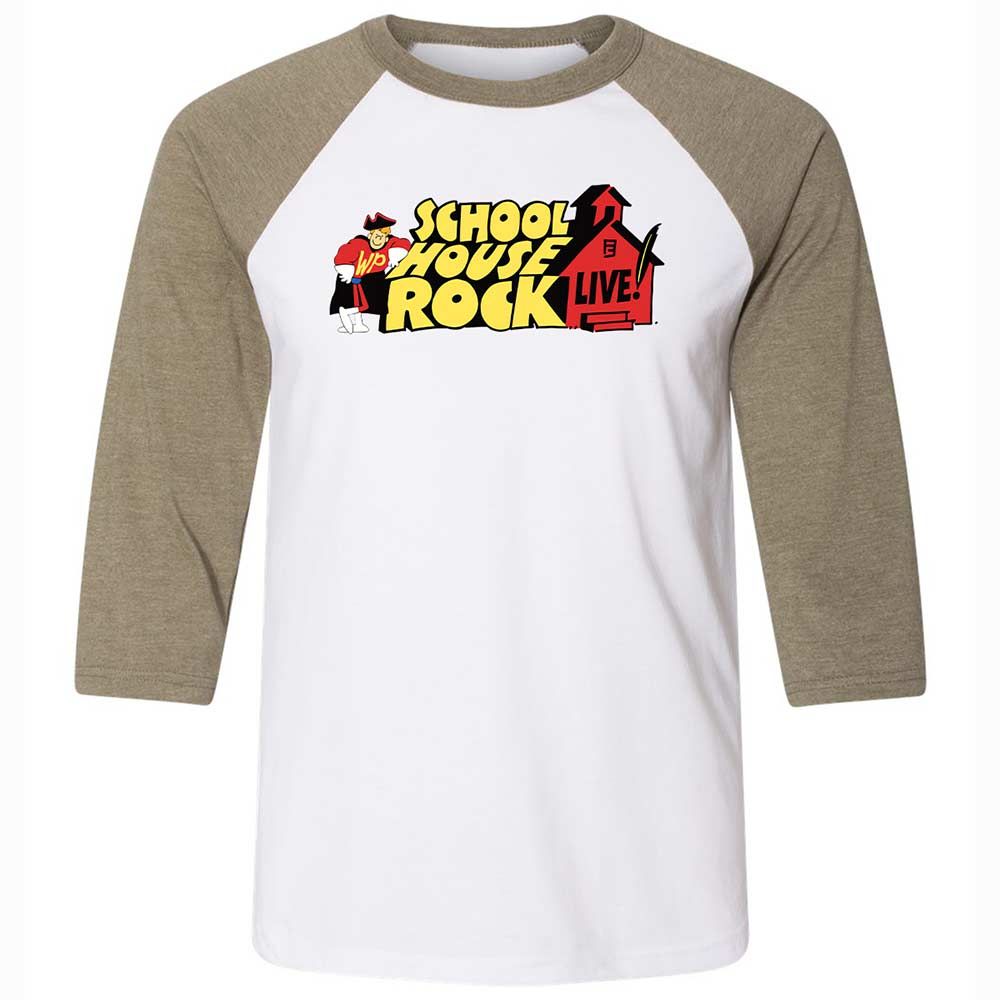 Unisex 3/4 Baseball Tee - 322K3PY8 - White/Heather Olive - 4