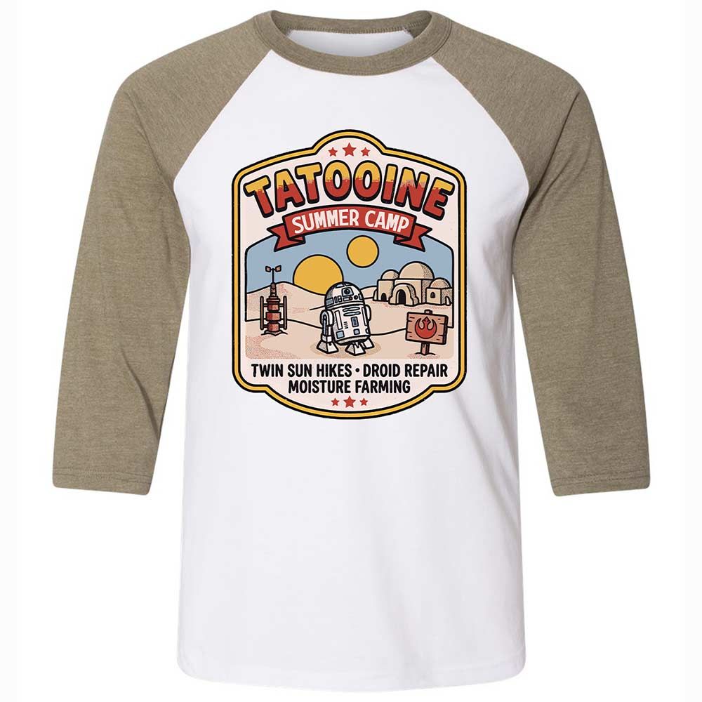 Unisex 3/4 Baseball Tee - Z24SRKC6 - White/Heather Olive - 4