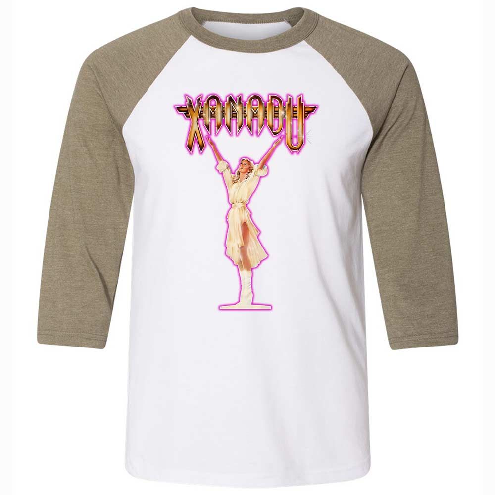 Unisex 3/4 Baseball Tee - WY8XFK4H - White/Heather Olive - 4