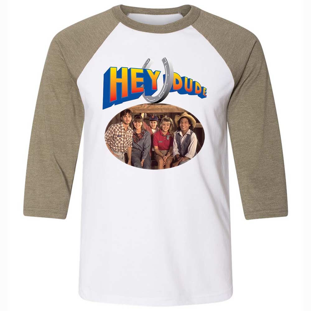 Unisex 3/4 Baseball Tee - AQ8P6JG7 - White/Heather Olive - 4