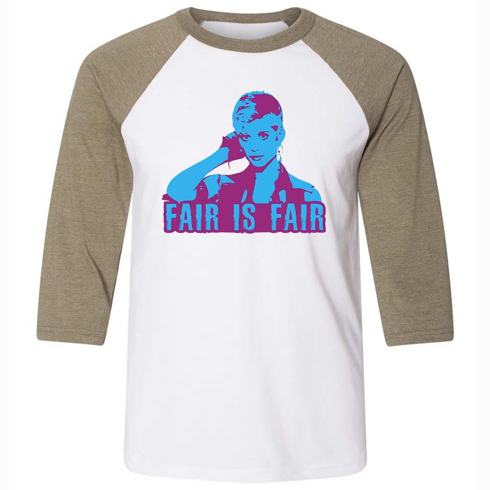 Fair is Fair - White/Heather Olive - 4