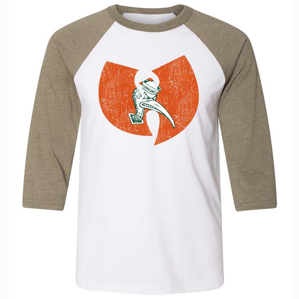Unisex 3/4 Baseball Tee - JUW74Q1Z - White/Heather Olive - 4