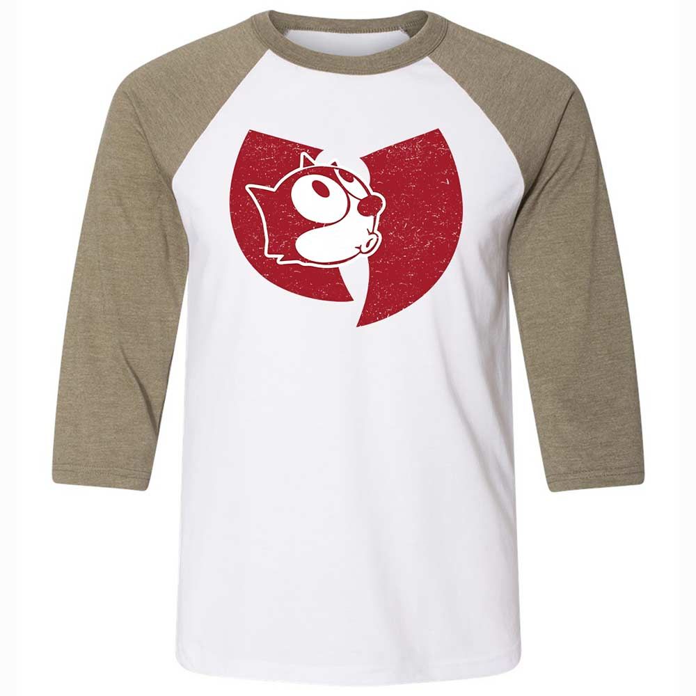 Unisex 3/4 Baseball Tee - JY3F35M1 - White/Heather Olive - 4