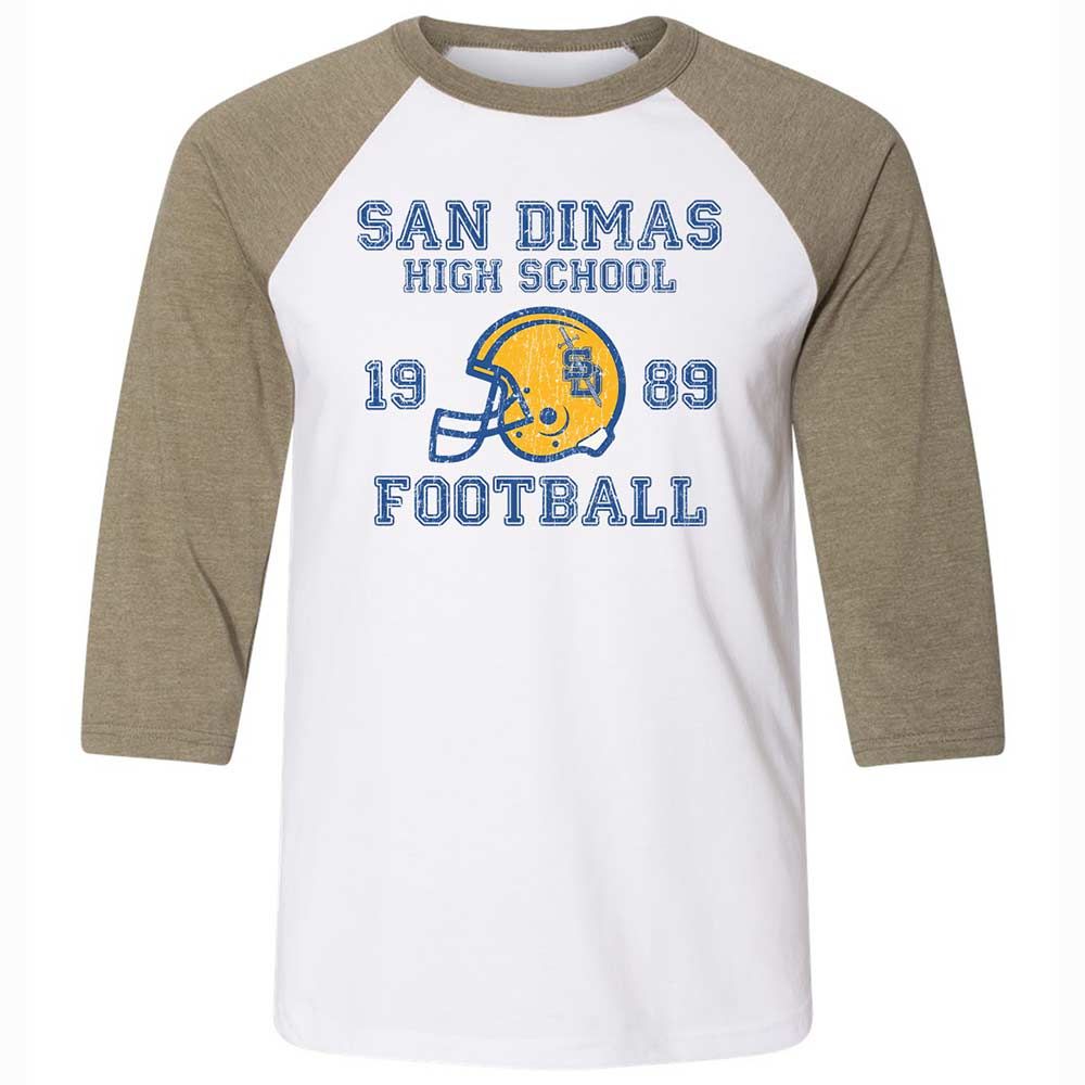 High School Football - White/Heather Olive - 4