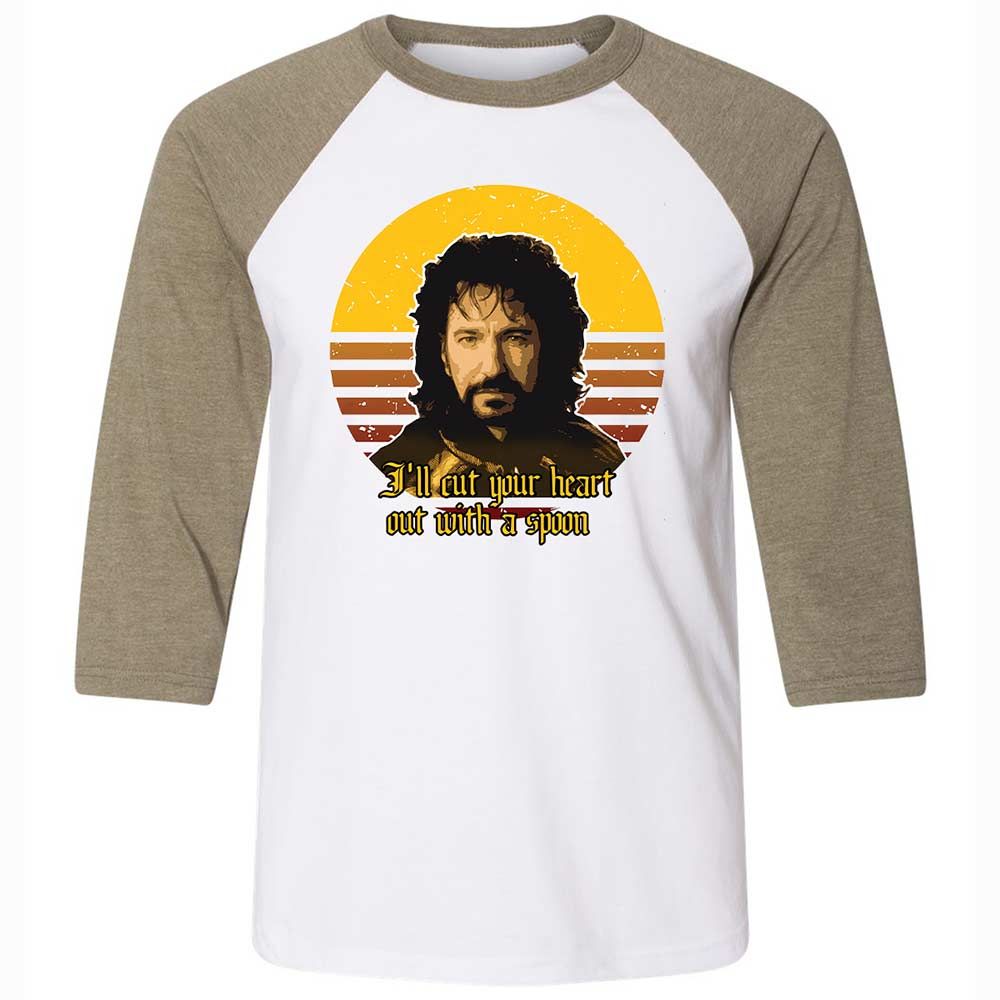 I'll Cut Your Heart Out - White/Heather Olive - 4