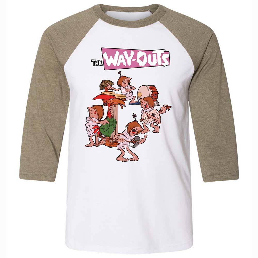 The Way-Outs Groovy 60's - White/Heather Olive - 4