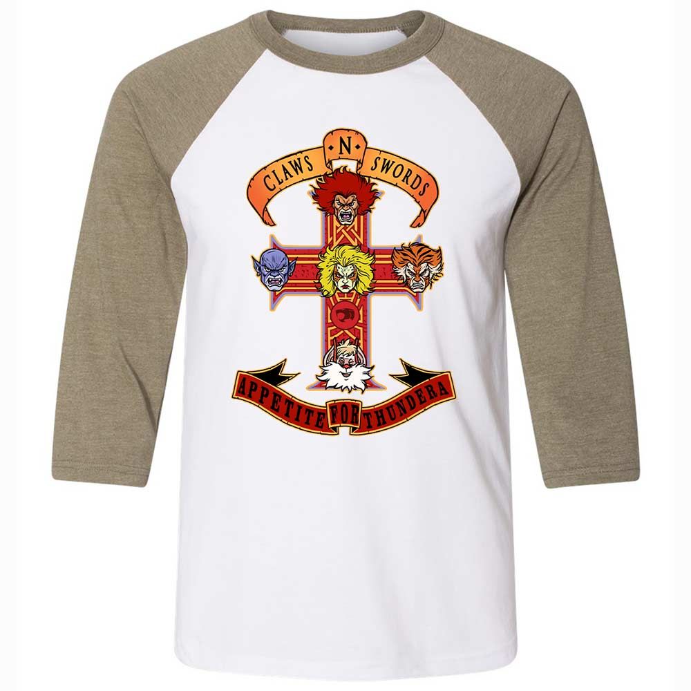 Unisex 3/4 Baseball Tee - L6G85Y86 - White/Heather Olive - 4