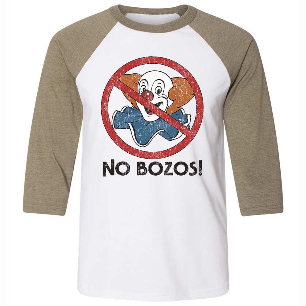 No Bozos - White/Heather Olive - 4