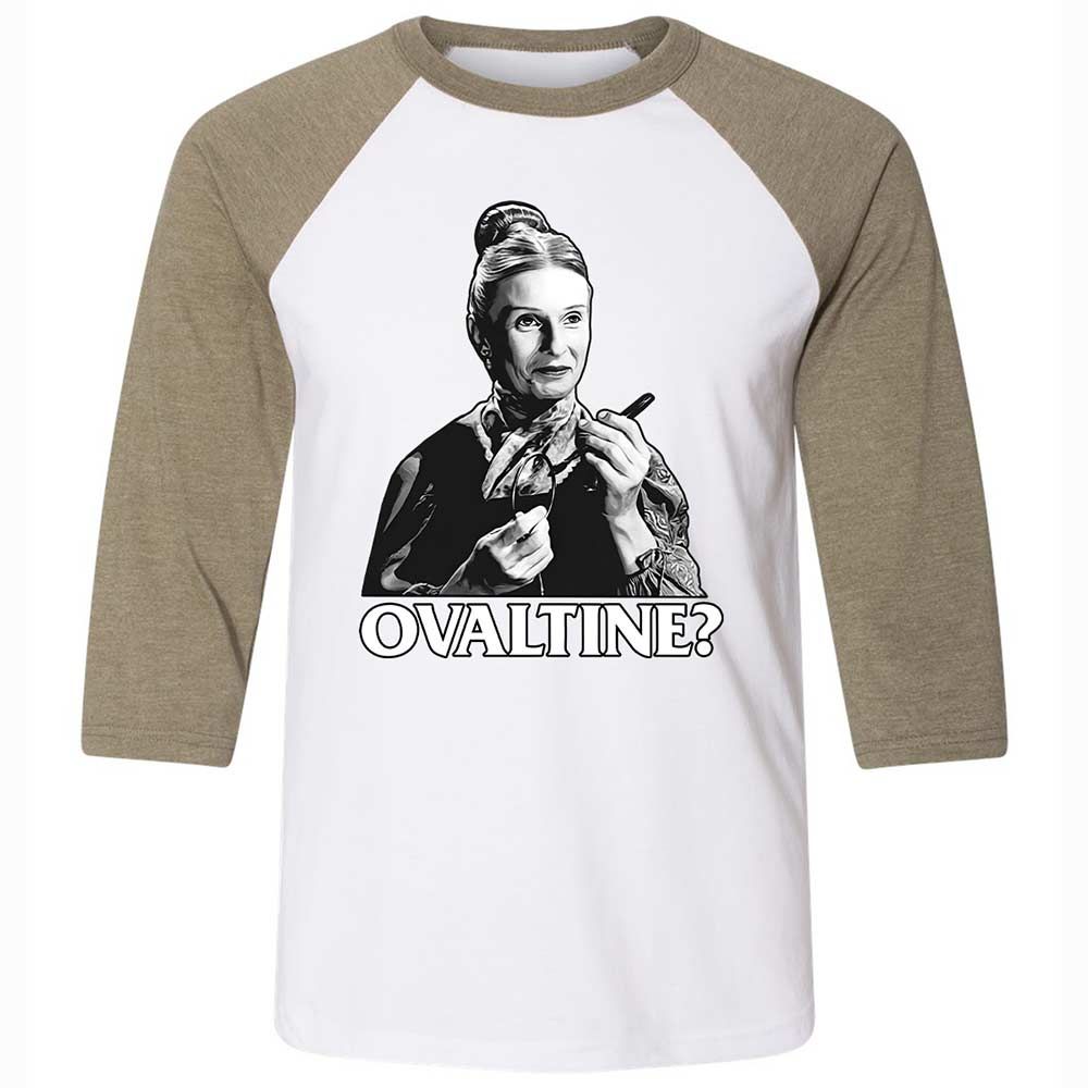 Unisex 3/4 Baseball Tee - QF8ZS3HB - White/Heather Olive - 4