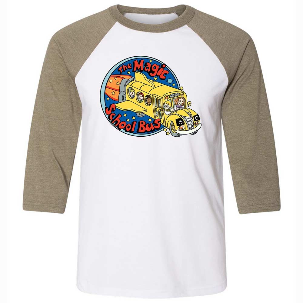 Unisex 3/4 Baseball Tee - 348BUMC6 - White/Heather Olive - 4