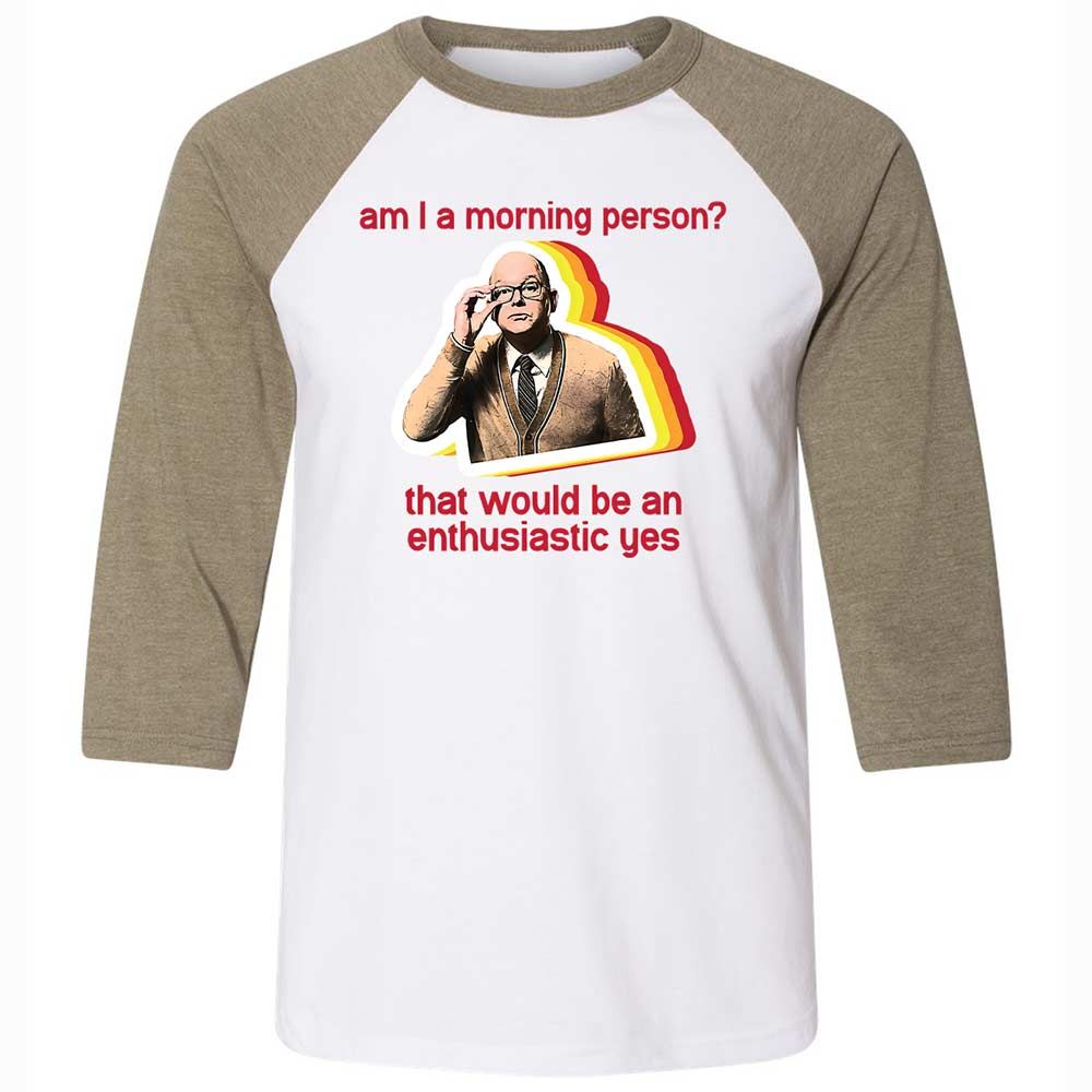 Unisex 3/4 Baseball Tee - N9TB6U2W - White/Heather Olive - 4