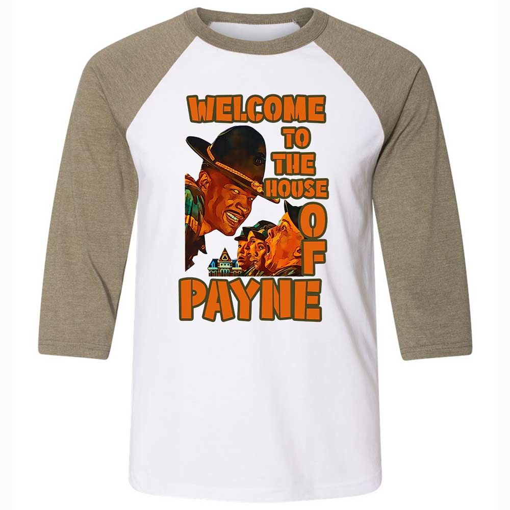 Unisex 3/4 Baseball Tee - P46BNDG1 - White/Heather Olive - 4