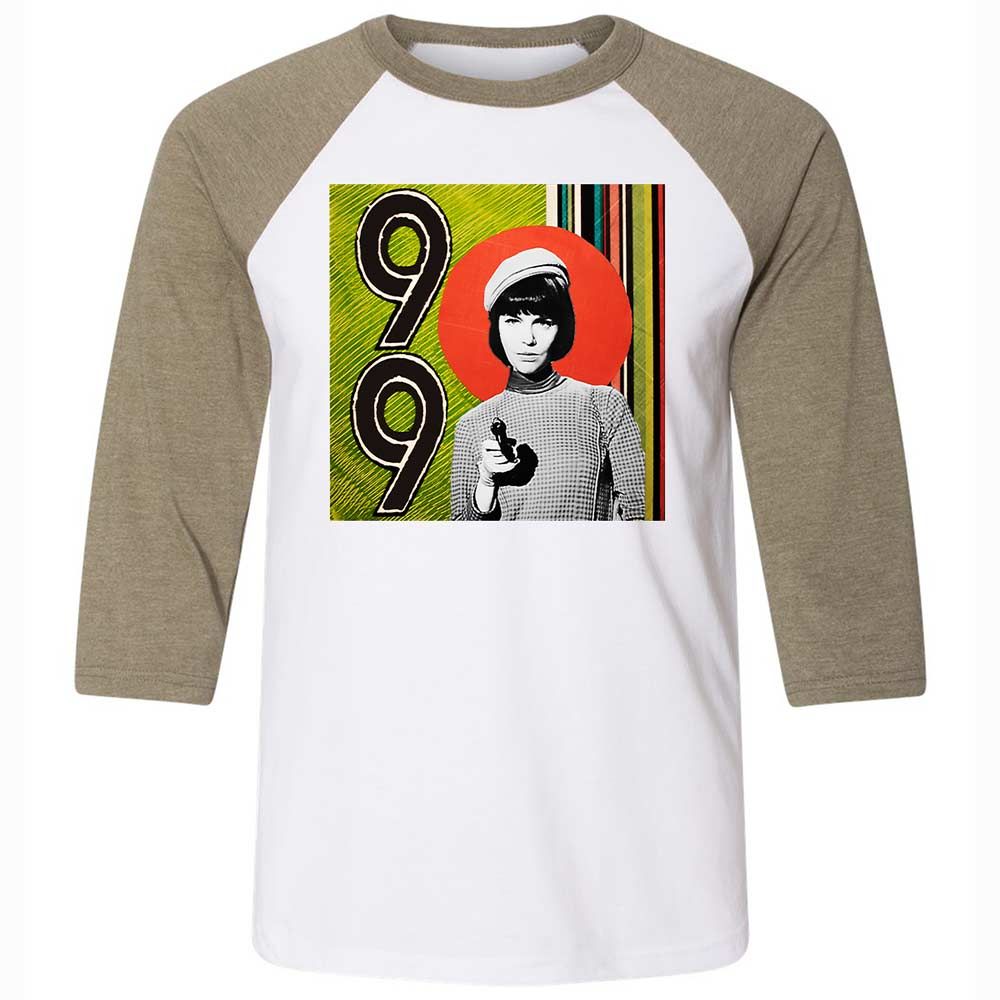 Unisex 3/4 Baseball Tee - X2ESFK5T - White/Heather Olive - 4