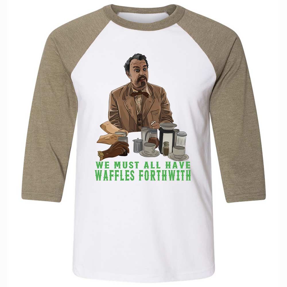 Unisex 3/4 Baseball Tee - HCEVSFJF - White/Heather Olive - 4