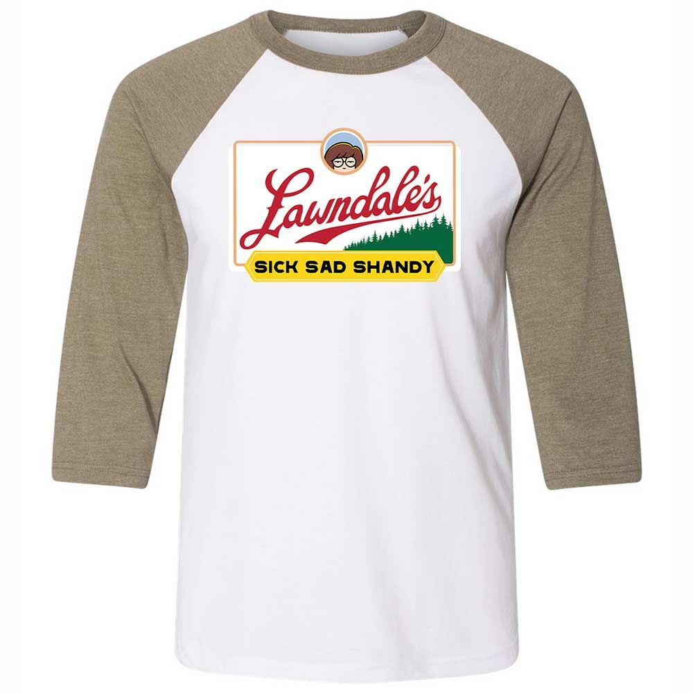 Unisex 3/4 Baseball Tee - JZLQF9QQ - White/Heather Olive - 4