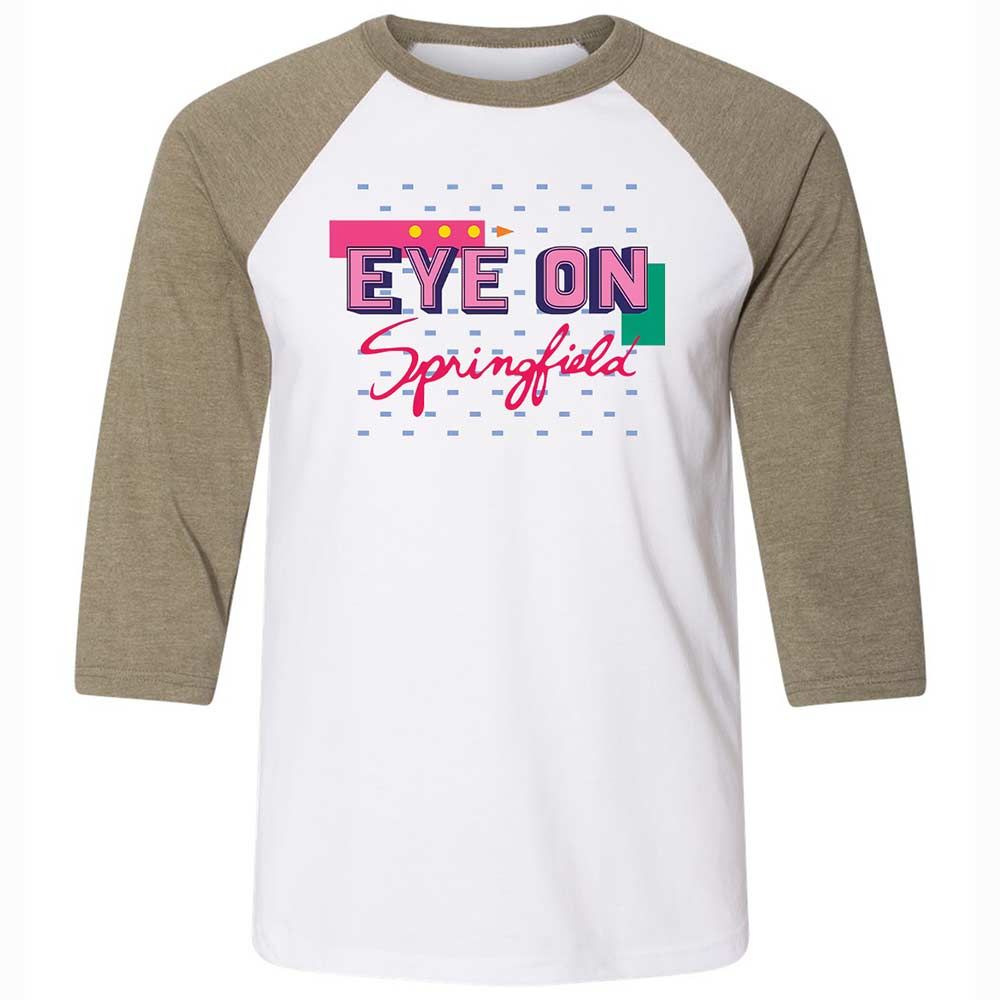 Eye On Springfield - White/Heather Olive - 4