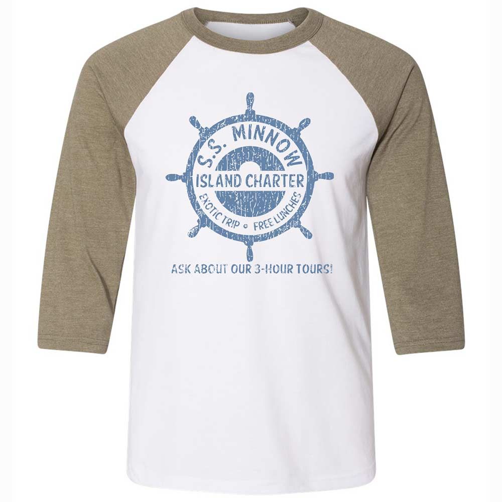 Unisex 3/4 Baseball Tee - 5HCH1WB1 - White/Heather Olive - 4