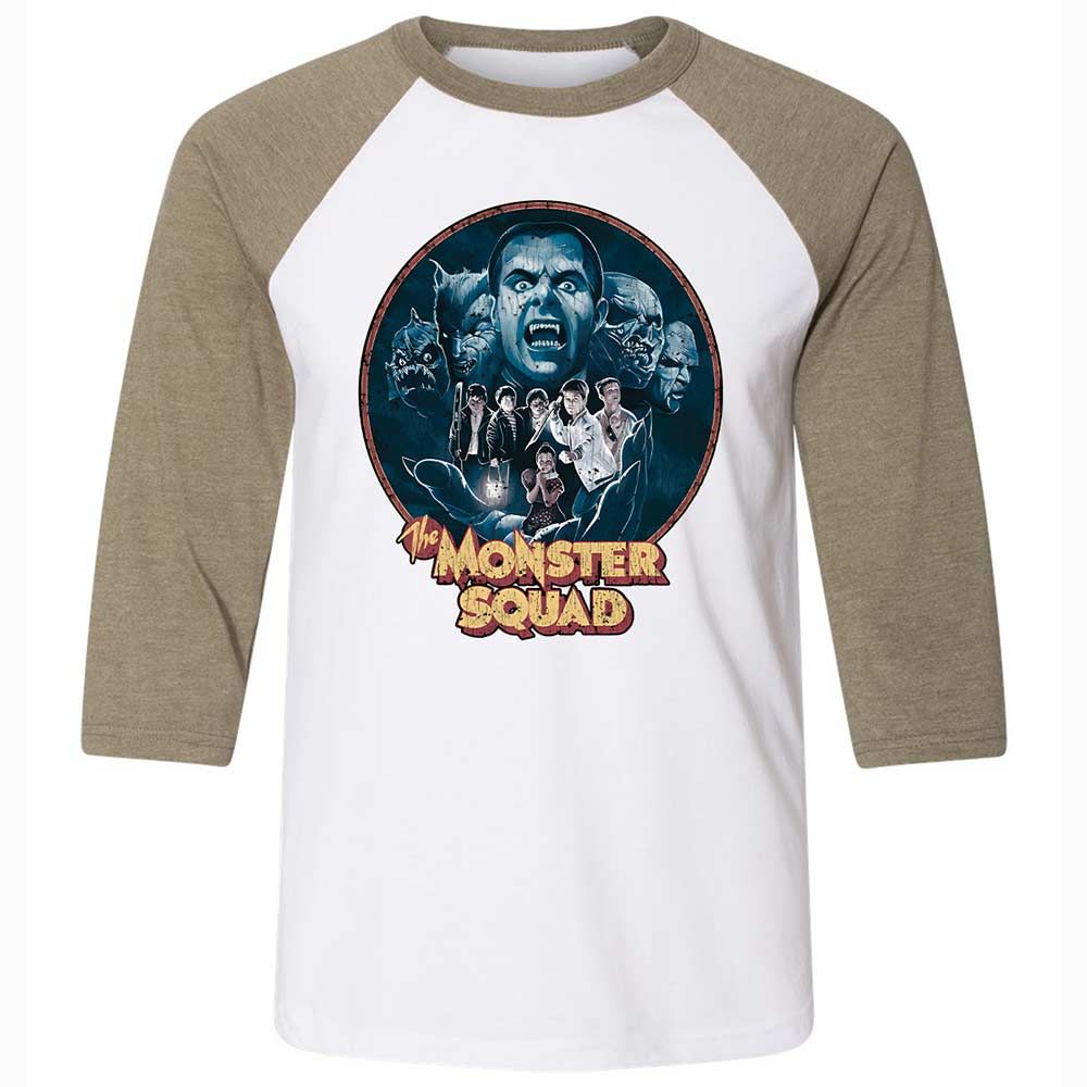 The Monster Squad - White/Heather Olive - 4