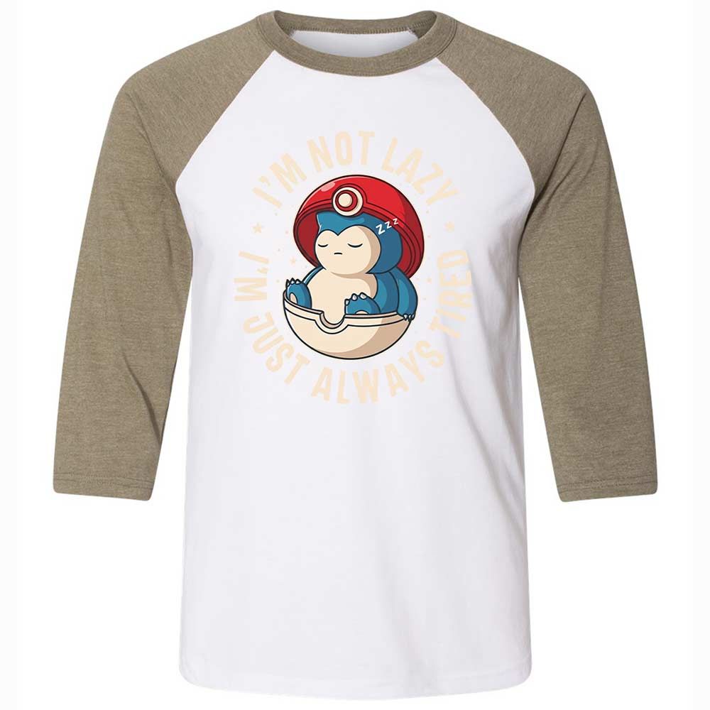 Unisex 3/4 Baseball Tee - N4Q4J2HX - White/Heather Olive - 4