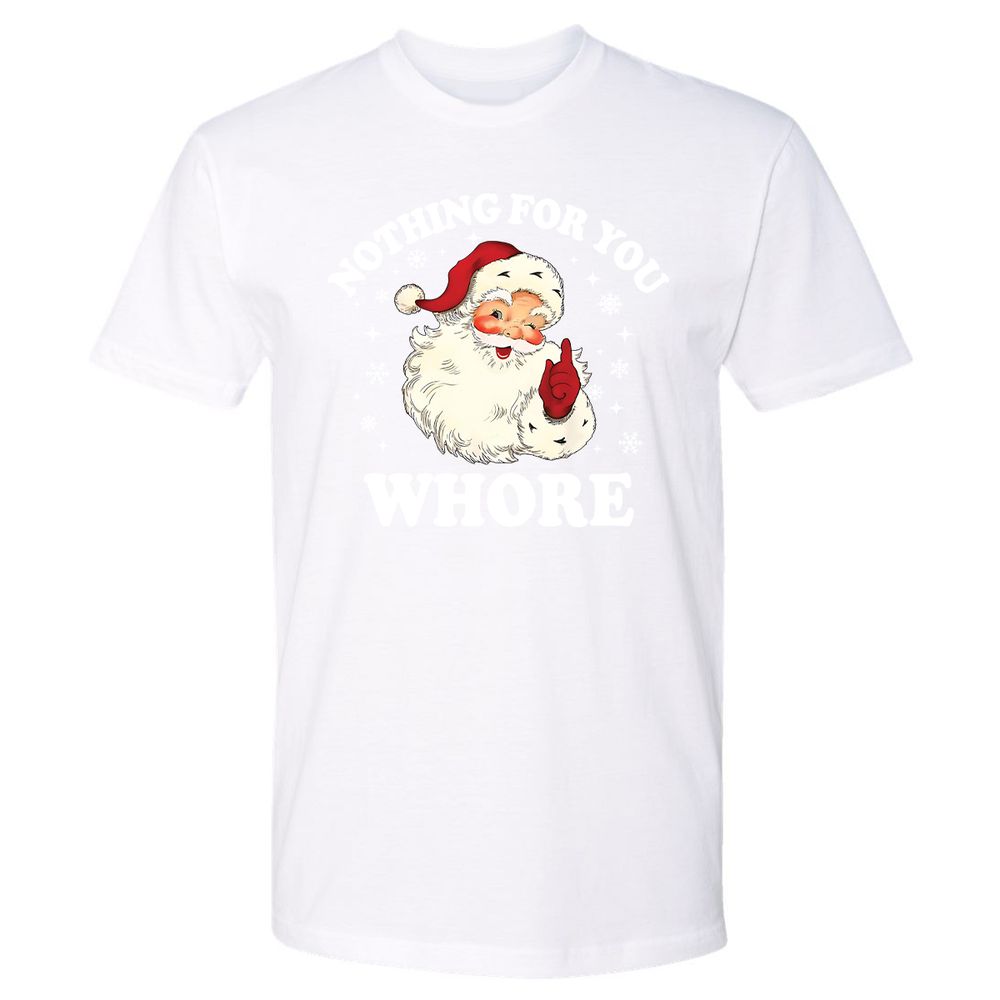 Nothing For You Whore Santa - White - 4