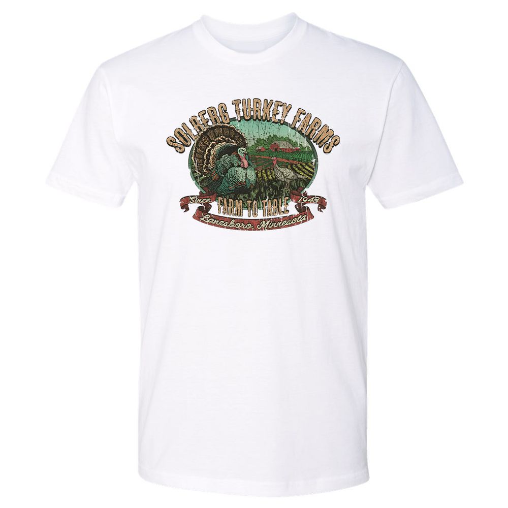 Vintage Turkey Farm Thanksgiving - White - 4
