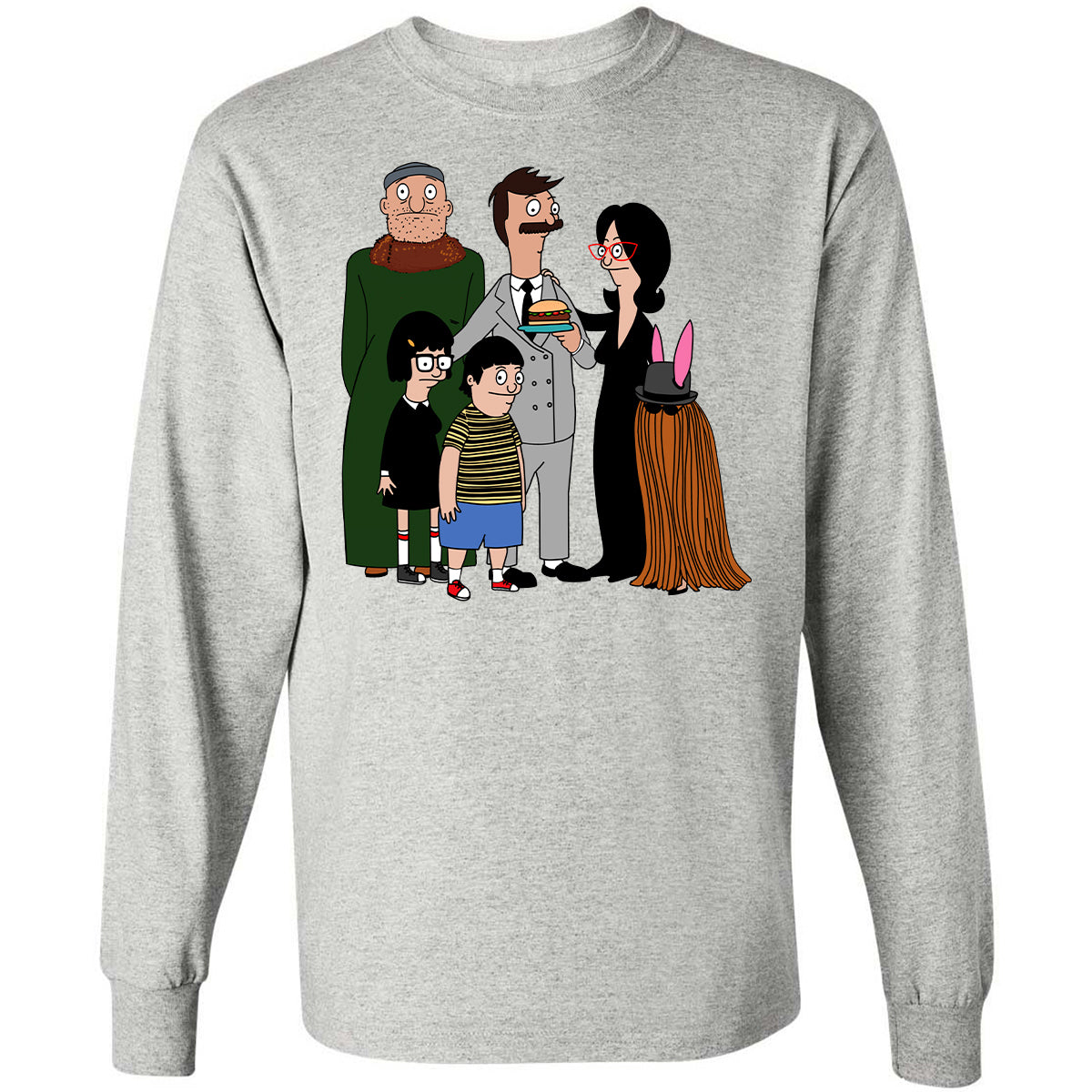 Long Sleeve T-Shirt - NU2XM9ZD - Ash - 5