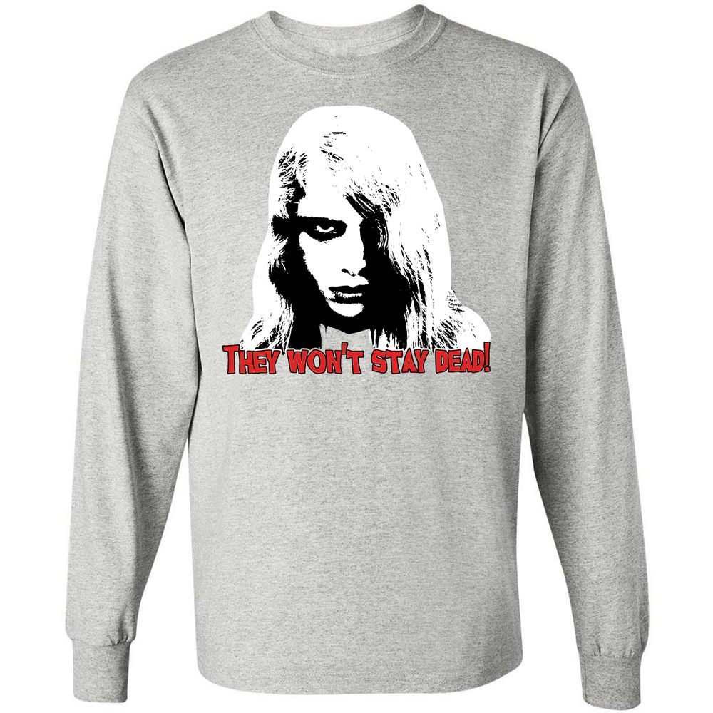 Long Sleeve T-Shirt - VHJGNMR8 - Ash - 5