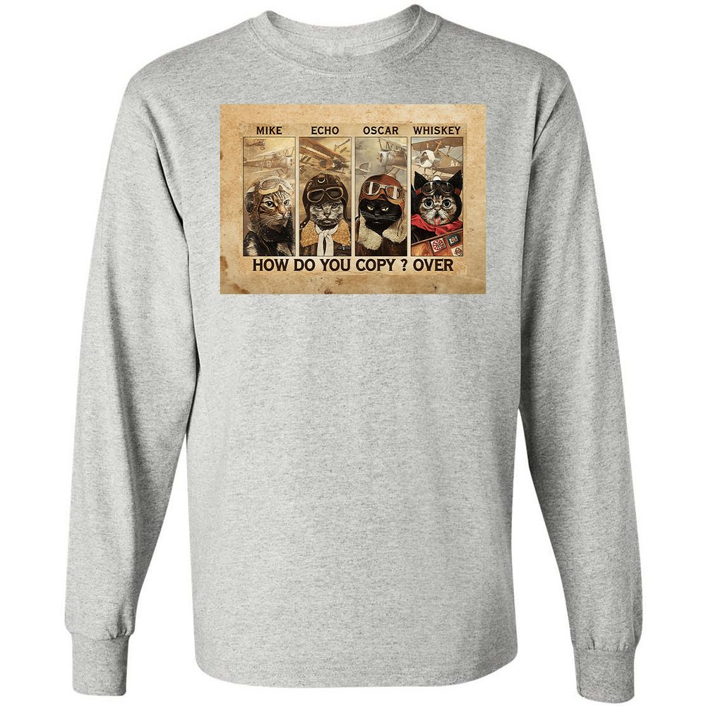 Long Sleeve T-Shirt - 4ZMTXSZA - Ash - 5