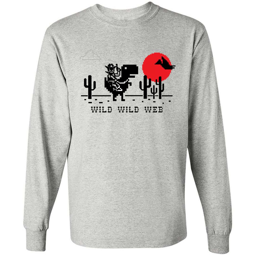 Long Sleeve T-Shirt - Q1R4N8MA - Ash - 5