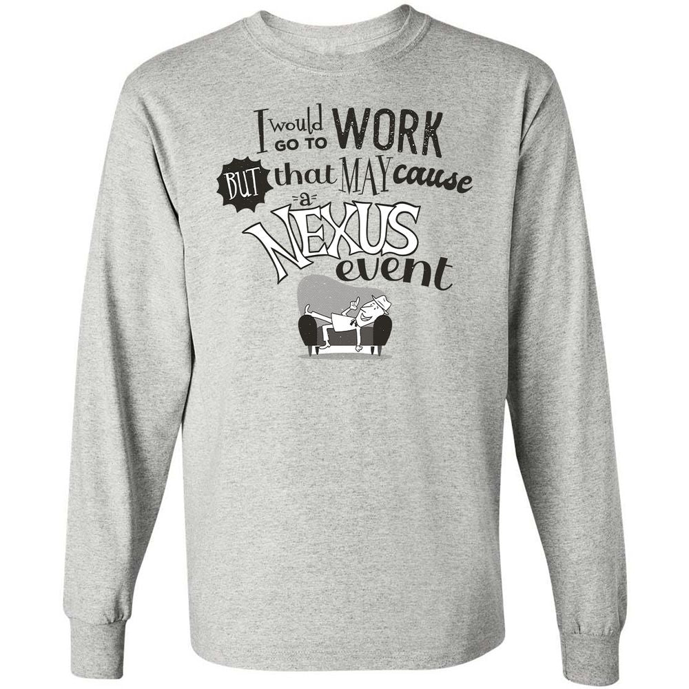 Long Sleeve T-Shirt - BRZEFXN5 - Ash - 5