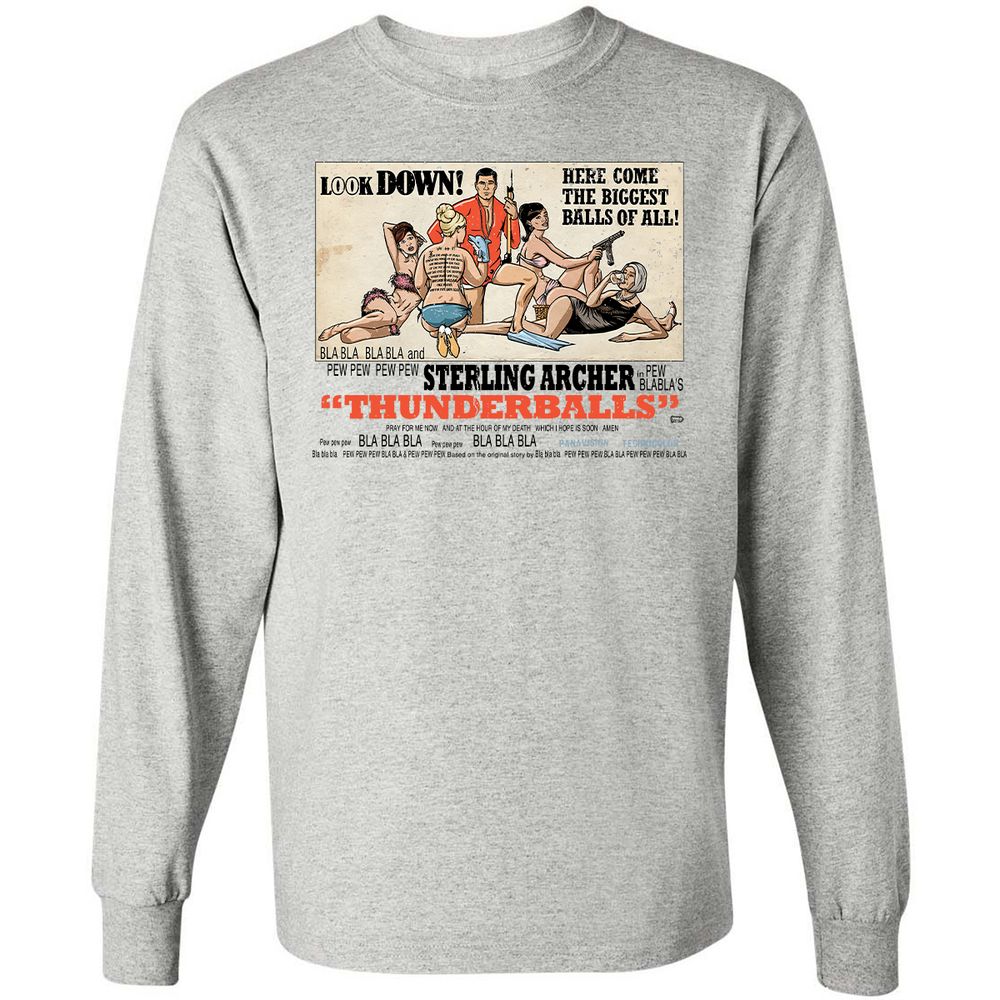 Long Sleeve T-Shirt - MT4PMULU - Ash - 5