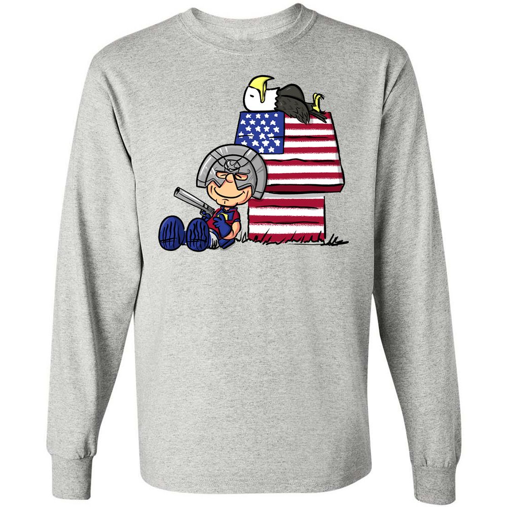 Long Sleeve T-Shirt - QGSTDN7A - Ash - 5