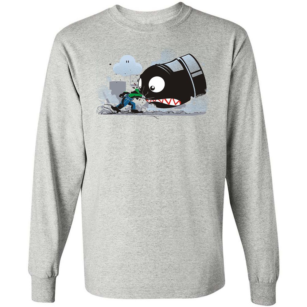 Long Sleeve T-Shirt - 9VVQ4JHY - Ash - 5
